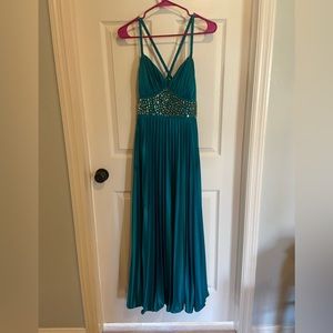 Teal formal dress!